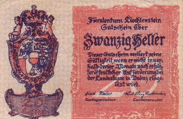Otkup lihtenštajskih novčanica