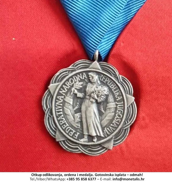 Otkupljujemo odlikovanje Medalja za zasluge - 095 858 6377