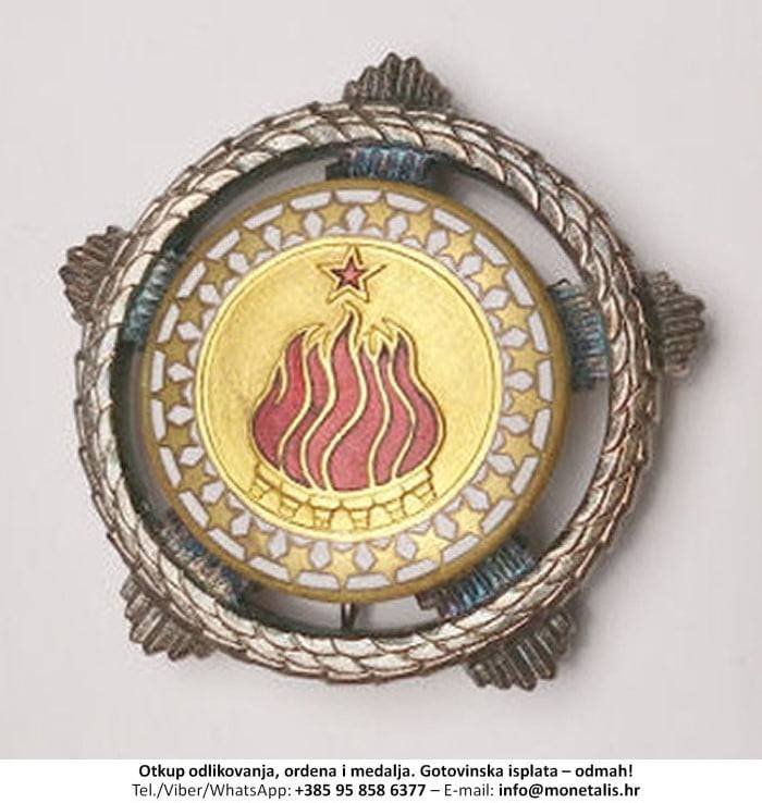 Otkupljujemo odlikovanje Orden bratstva i jedinstva sa srebrnim vijencem (II. red) - 095 858 6377
