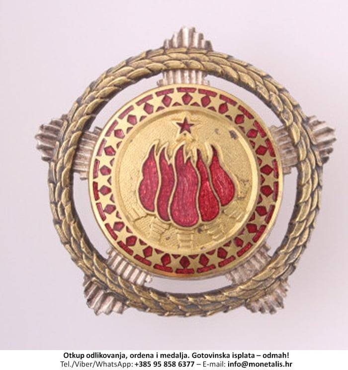 Otkupljujemo odlikovanje Orden bratstva i jedinstva sa zlatnim vijencem (I. red) - 095 858 6377