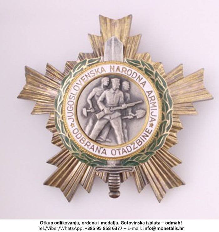 Otkupljujemo odlikovanje Orden narodne armije s lovorovim vijencem (I. red) - 095 858 6377