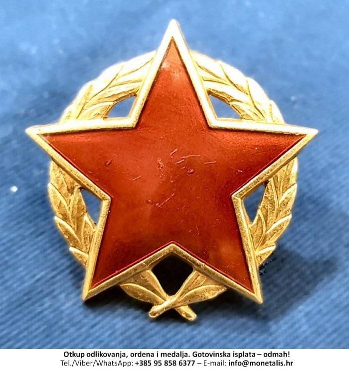 Otkupljujemo odlikovanje Orden partizanske zvijezde sa zlatnim vijencem (I. red) - 095 858 6377