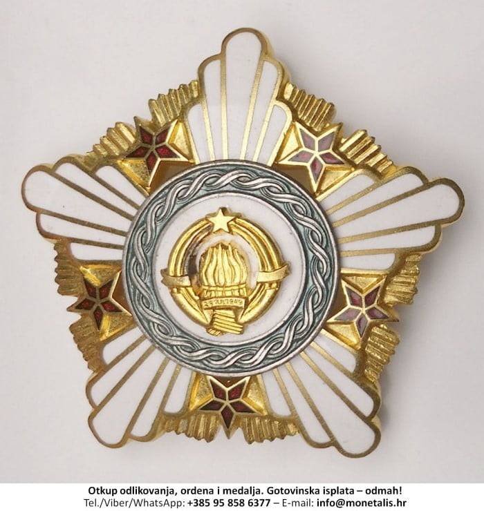 Otkupljujemo odlikovanje Orden Republike sa srebrnim vijencem (II. red) - 095 858 6377