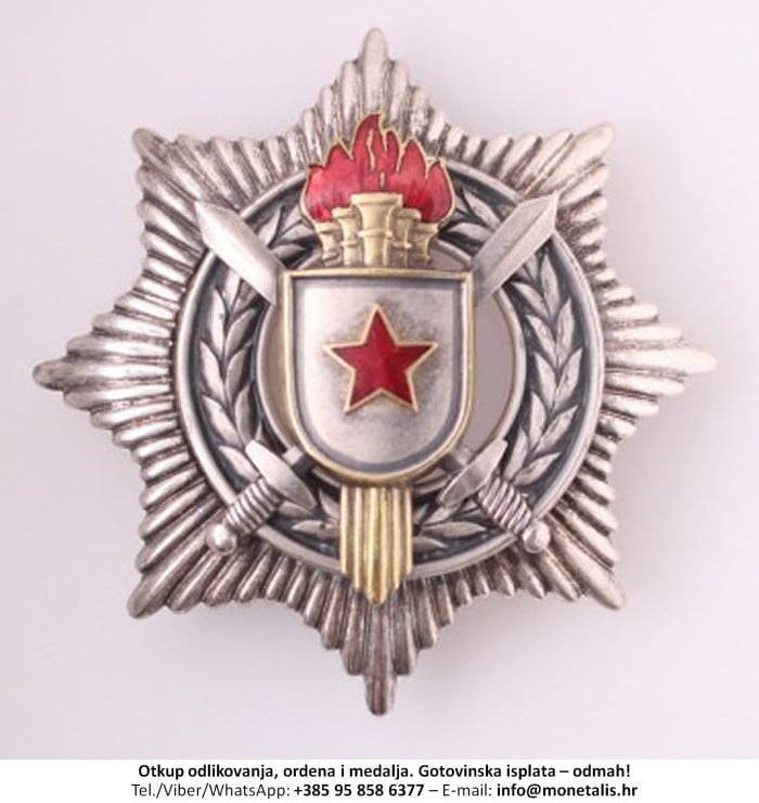 Otkupljujemo odlikovanje Orden za vojne zasluge sa srebrnim mačevima (III. red) - 095 858 6377