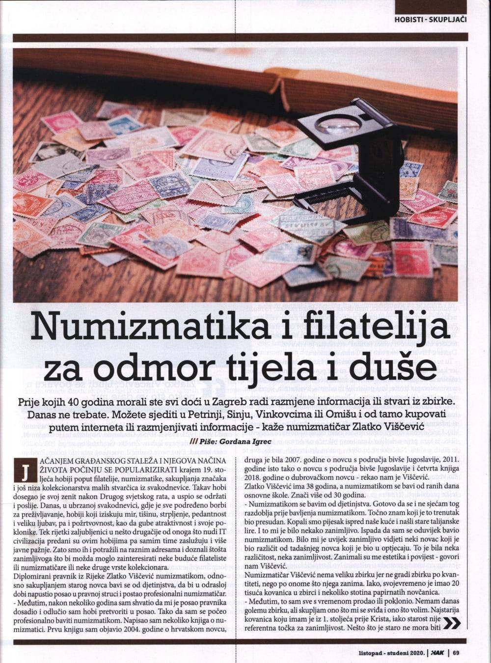 Numizmatika i filatelija - Revija HAK (1)
