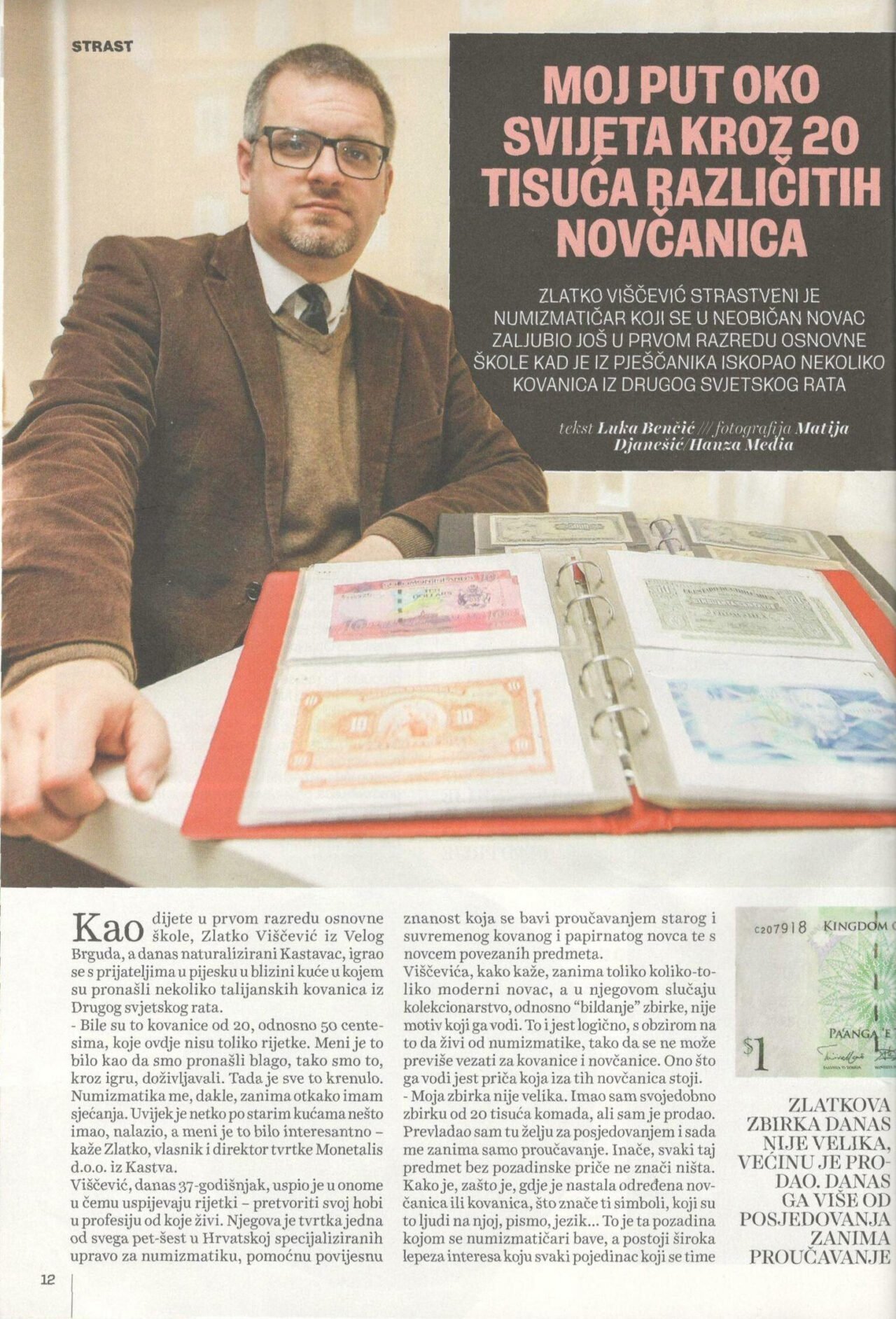 Zlatko Viščević, numizmatičar